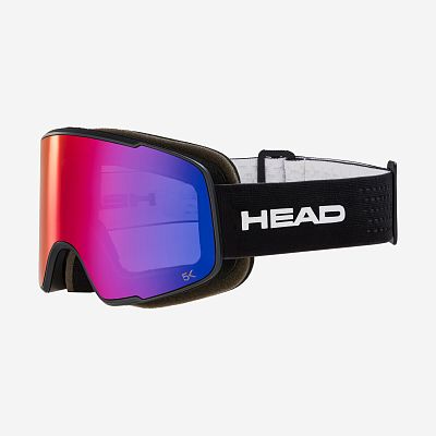 Превью Горнолыжная маска для переменной облачности Маска горнолыжная HEAD Horizon 2.0 5K Black/Red (391343)